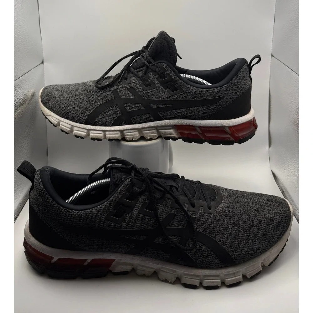Asics Gel-Quantum 90 Mens 14 Charcoal Grey Running Shoes 1021A123 Good